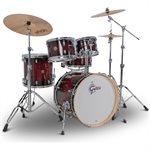 GRETSCH CATALINA MAPLE 5-PIECE SHELL PACK 20/10/12/14/5.5X14SN DEEP CHERRY BURST