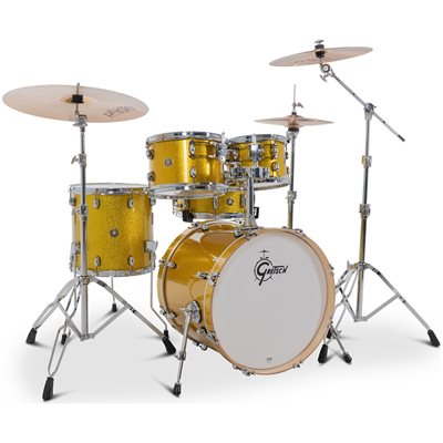 GRETSCH CATALINA MAPLE ENSEMBLE DE FÛTS 5 MORCEAUX 20/10/12/14/5.5X14SN LEMON SPARKLE