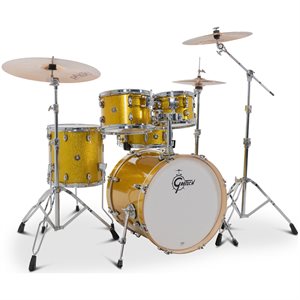 GRETSCH CATALINA MAPLE 5-PIECE SHELL PACK 20/10/12/14/5.5X14SN LEMON SPARKLE