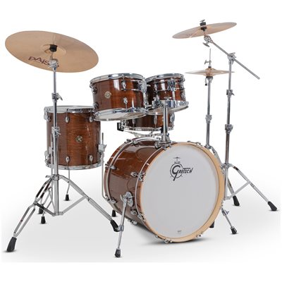 GRETSCH CATALINA MAPLE 5-PIECE SHELL PACK 20/10/12/14/5.5X14SN WALNUT GLAZE