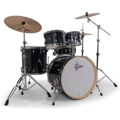GRETSCH CATALINA MAPLE ENSEMBLE DE FÛTS 5 MORCEAUX 22/10/12/16/5.5X14SN BLACK STARDUST