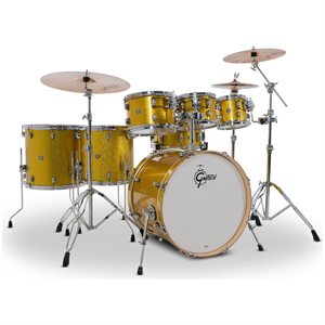 GRETSCH CATALINA MAPLE ENSEMBLE DE FÛTS 7 MORCEAUX 22/8/10/12/14/16/6.5X14SN LEMON SPARKLE