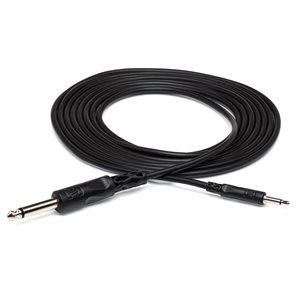 HOSA CMP-310 MONO INTERCONNECT 3.5 MM TS TO 1/4 IN TS, 10-FOOT