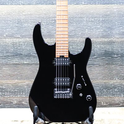 CHARVEL PRO-MOD DK24 HH 2PT CM GLOSS BLACK ELECTRIC GUITAR W/BAG #MC197935 CHARVEL PRO-MOD DK24 HH 2PT CM GLOSS BLACK ELECTRIC GUITAR W/BAG #MC197935