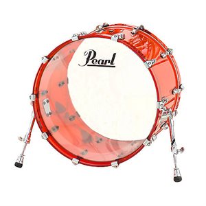 PEARL BASSDRUM CRYSTAL BEAT 20X15 RUBY RED