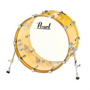 PEARL BASSDRUM CRYSTAL BEAT 20X15 TANGERINE GLASS