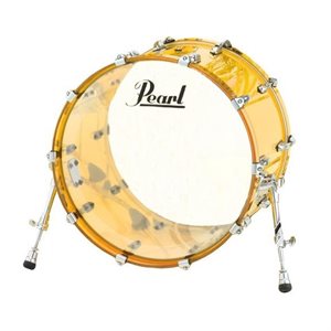 PEARL CRYSTALBEAT BASS DRUM 24X14 TANGERINE GLASS