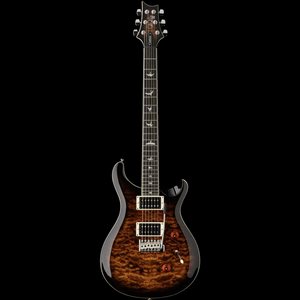 PRS SE CUSTOM 24 QUILT BLACK GOLD SUNBURST AVEC ÉTUI SOUPLE
