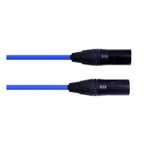 DIGIFLEX CXX-GENDER-MM GENDER CHANGER, XLRM TO XLRM, 1 FOOT, BLUE