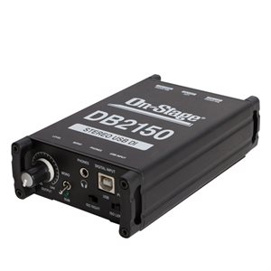 ON-STAGE PASSIVE USB DI BOX DB2150