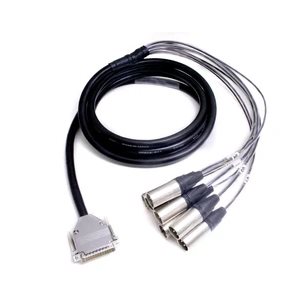 DIGIFLEX DDA8-MX-10 10 FOOT DB25 TO 8 X XLR M, TASCAM ANALOG PINOUT