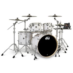 DWE 5-PIECE BUNDLE WHITE MARINE PEARL FINISH PLY