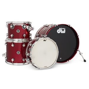 DWE 4-PIECE SHELL PACK BLACK CHERRY METALLIC