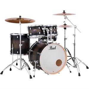 PEARL DECADE MAPLE 5PCS SHELL PACK SATIN BLACK BURST 2016B 1007T 1208T 1414F 1455S