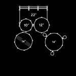 PEARL DECADE MAPLE 5PCS SHELL PACK KOBALT BLUE FADE 2218B 1007T 1208T 1414F 1455S