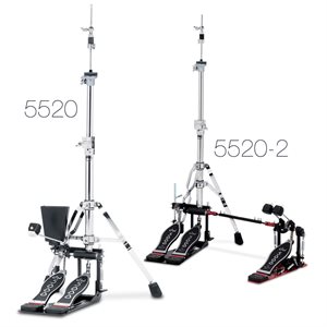 DW DWCP5520-2 5000 SERIES AUXILIARY HH STAND + DBL PEDAL
