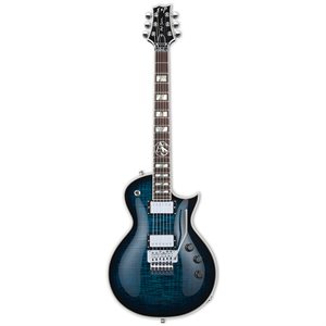 ESP ALEX SKOLNICKFLOYD ROSE FLAMED MAPLE BLACK AQUA SUNBURST