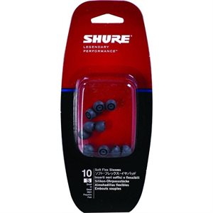 SHURE EASFX1-10S PETIT EMBOUT SOFT FLEX 5 PAIRES (GRIS)