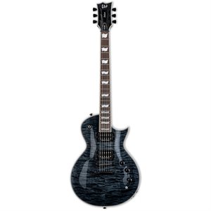 ESP LTD EC-1000 PIEZO QUILTED MAPLE SEE THRU BLACK