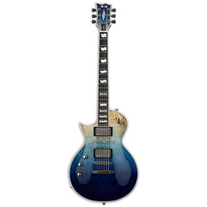 ESP E-II ECLIPSE BURLED MAPLE BLUE NATURAL FADE LEFT-HANDED