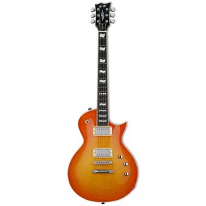 ESP E-II ECLIPSE FULL THICKNESS FLAMED MAPLE SD VINTAGE HONEY BURST