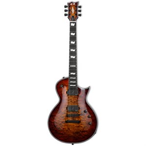 ESP E-II ECLIPSE/QM/TIGER EYE SUNBURST