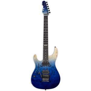 ESP E-II SN-II BURLED MAPLE BM BLUE NAT FADE LEFT-HANDED