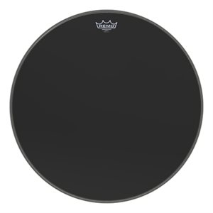 REMO AMBASSADOR EBONY BASSDRUM 22 ES-1022-00