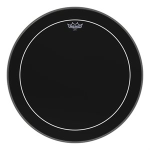 REMO PINSTRIPE BLACK BASSDRUM 22 ES-1622-PS