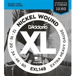 D'ADDARIO EXL148 NICKEL WOUND, EXTRA-HEAVY, 12-60