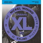 D'ADDARIO EXL280 NICKEL WOUND PICCOLO BASS, 20-52, LONG SCALE
