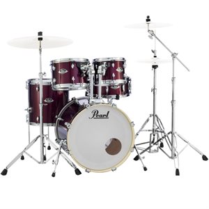 PEARL EXPORT EXX 5PCS SHELL PACK BURGUNDY 22X18 10X7 12X8 14X14 14X5.5