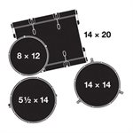 GRETSCH BROOKLYN GB-E404-SWO 4PCS SHELL PACK SATIN BURNT ORANGE