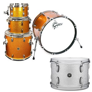 GRETSCH BROOKLYN GB-F404-012 4 MORCEAUX SHELL PACK SILVER SPARKLE