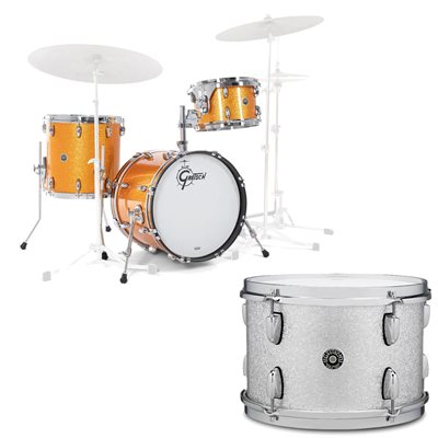 GRETSCH BROOKLYN GB-J483-012 3 MORCEAUX SHELL PACK SILVER SPARKLE GRETSCH BROOKLYN GB-J483-012 3 MORCEAUX SHELL PACK SILVER SPARKLE