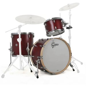GRETSCH BROOKLYN GB-RC443-CRO 3 MORCEAUX SHELL PACK SATIN CHERRY RED