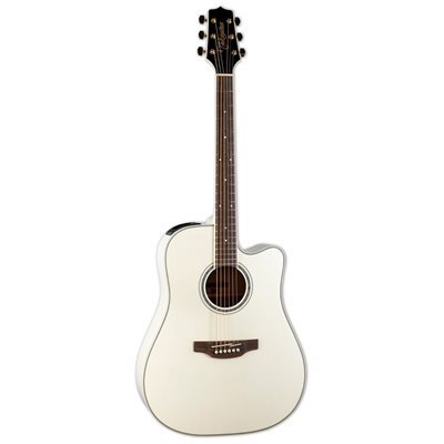 TAKAMINE DREAD SPRUCE TOP MAPLE BACK PEARL WHITE