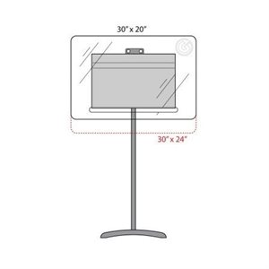 GIBRALTAR 5-PACK SOUND & VIRUS SHIELD 24X30 FOR MUSIC STAND