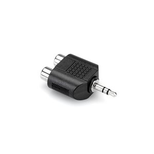 HOSA GPM-193 ADAPTER DUAL RCA À 3.5 MM TRS