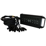 DIGIFLEX HE12-4X-100 XLR SNAKE, 12 SENDS/4 RETURNS, 100 PIEDS