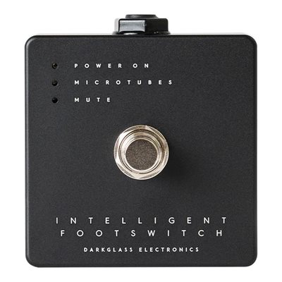 DARKGLASS ALPHA OMEGA INTELLIGENT FOOTSWITCH BLACK FLOOR CONTROLLER PEDAL