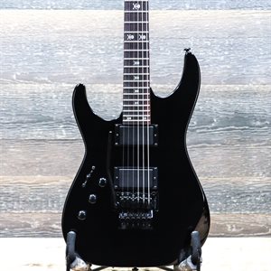 ESP LTD KH-202 LH KIRK HAMMETT SIGNATURE SKULL-AND-BONES INLAYS BLACK EL. GUITARE