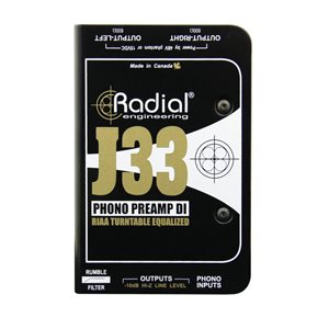 RADIAL ENGINEERING TURNTABLE PREAMP J33