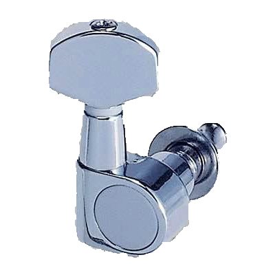 PROFILE J802CR MINI 6 IN-LINE ELECTRIC GUITAR MACHINE HEADS-CHROME