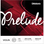 D'ADDARIO PRELUDE VIOLIN STRING SET, 4/4 SCALE, MEDIUM TENSION