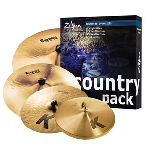 ZILDJIAN PACK K BOX COUNTRY SET 15 17 19 20 K0801C