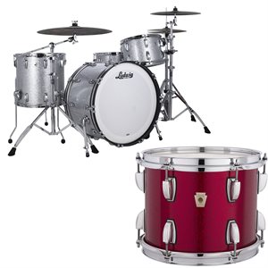 LUDWIG CLASSIC OAK PRO BEAT 3 MORCEAUX SHELL PACK RED SPARKLE 14X24 9X13 16X16