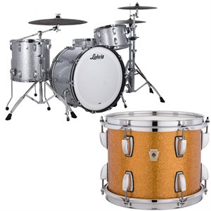 LUDWIG CLASSIC OAK PRO BEAT 3 MORCEAUX SHELL PACK GOLD SPARKLE 14X24 9X13 16X16