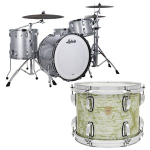 LUDWIG CLASSIC OAK PRO BEAT 3 MORCEAUX SHELL PACK OLIVE PEARL 14X24 9X13 16X16