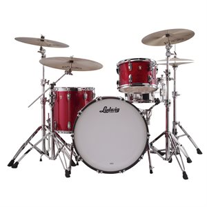 LUDWIG CLASSIC MAPLE PRO BEAT 3 MORCEAUX SHELL PACK RED SPARKLE 14X24 9X13 16X16